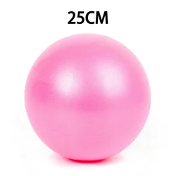 Compact Explosion-Proof Pilates and Yoga Fitness Ball (Pink-25CM)