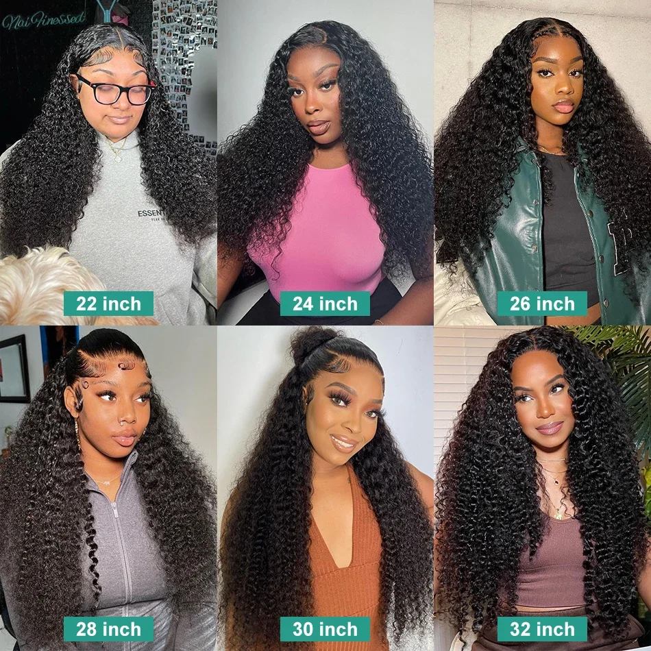 Afro Kinky Curly Deep Wave Echthaar-Bündel Lockiges Haar 30 Zoll Echtes Rohes Unbehandeltes Doppelt Gewebtes Haar-Bündel Extensions – Detail 25