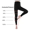 20-30mmHg Women Medical Compression Pantyhose Stockings Varicose Veins Footless Graduated Support Thighs Pantyhose Sleeve M-5XL 3