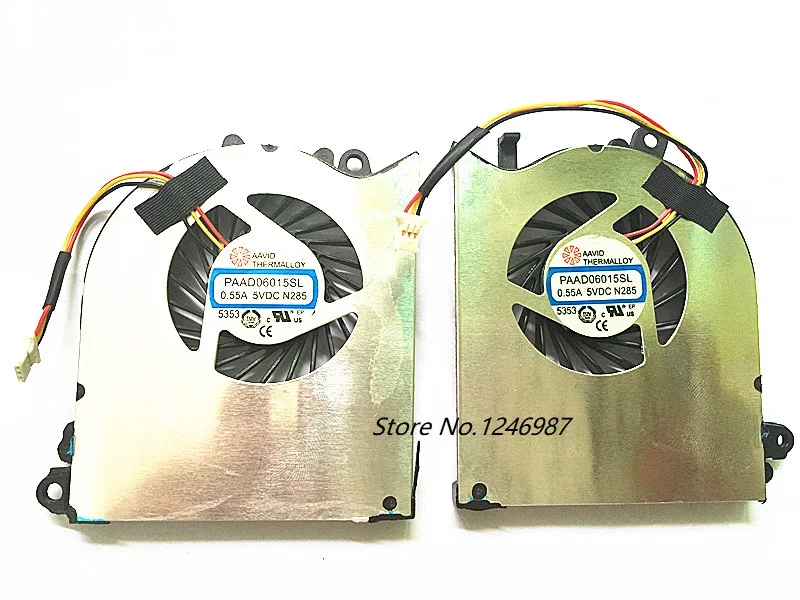 

New Laptop CPU GPU Cooling Cooler Fan for MSI GS60 6QD 6QE 6QC 2QE 2PE 2PC 2QD 2PL PAAD06015SL