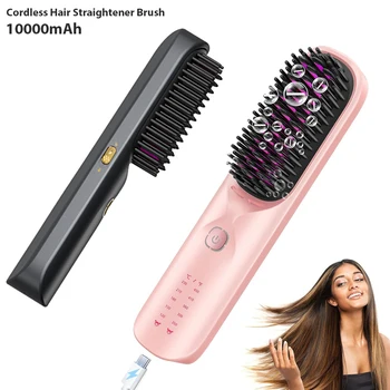 Cordless Hair Straightening Brush 1