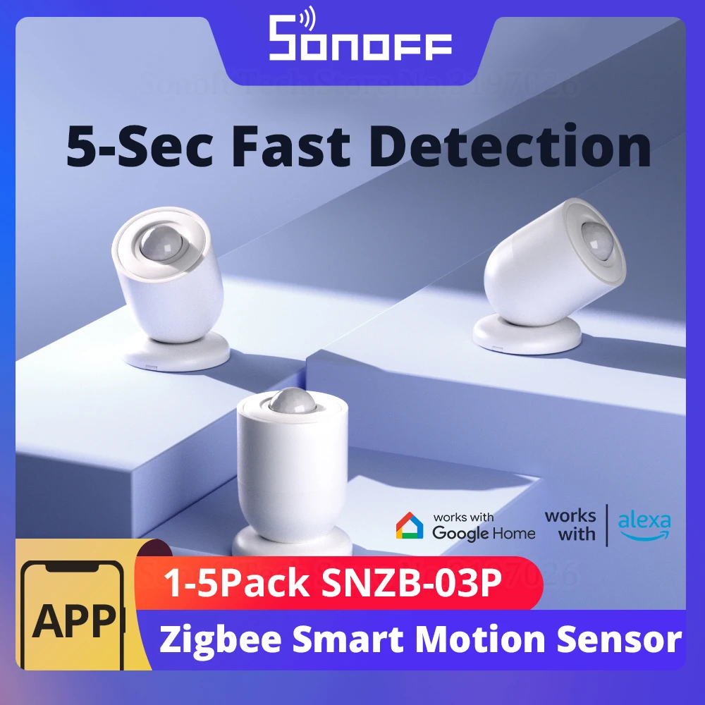 Sonoff SNZB-03P mozgásérzékelő, Zigbee 3.0 (SNZB-03P) - Bolt