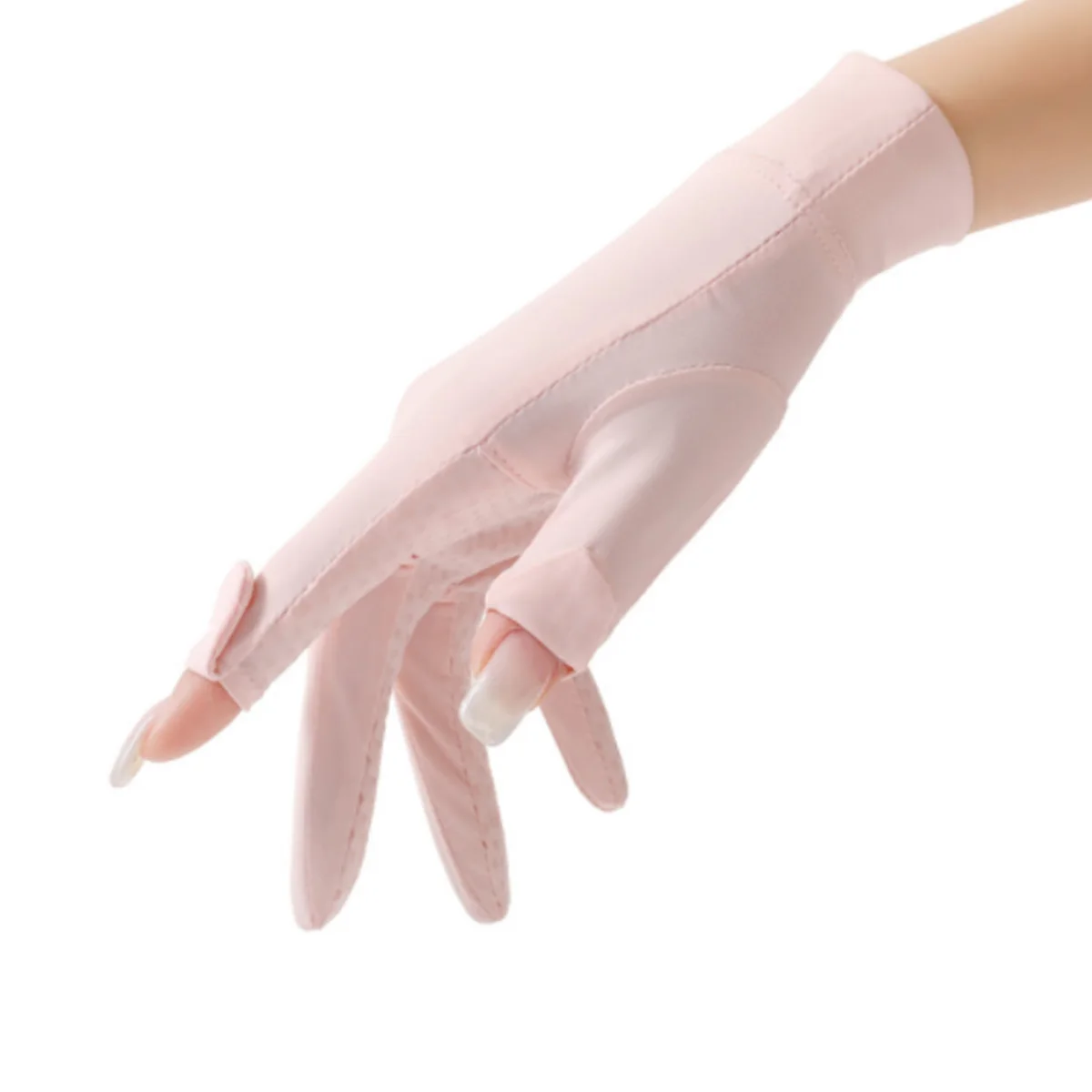 UPF 50+ Summer UV Protection Non-slip Cycling Gloves Sunblock Gloves Driving Gloves Outdoor Gloves for Women and Girls 6