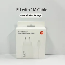 Xiaomi 120W Fast Turbo Hypercharge Adapter - EU with 1M Cable