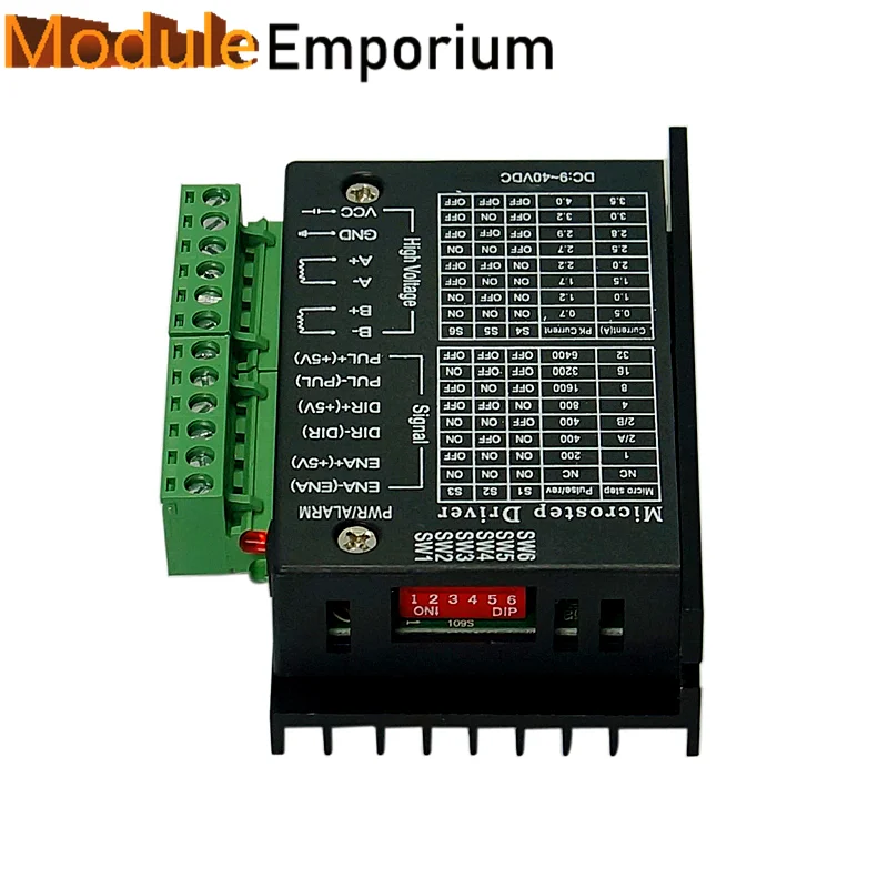 TB6600 Stepper Motor Driver Controller 4A 9~42V TTL 16-Step CNC 1 Axis NEW Upgraded Version Of The 42/57/86 Stepper Motor