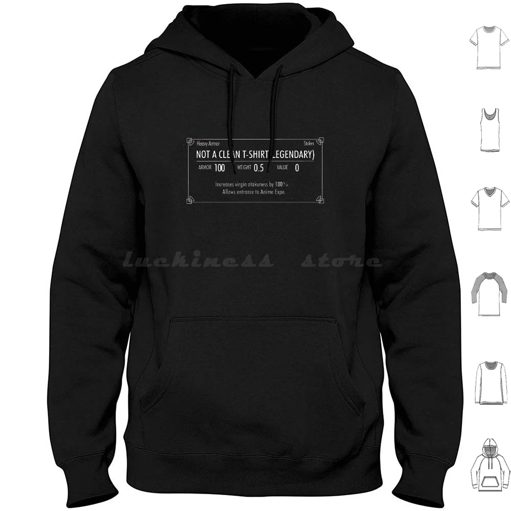 

Skyrim Not A Clean T-Shirt Legendary Hoodies Long Sleeve Skyrim Skyrim Videogames Gaming Gamer Videogames Top Selling