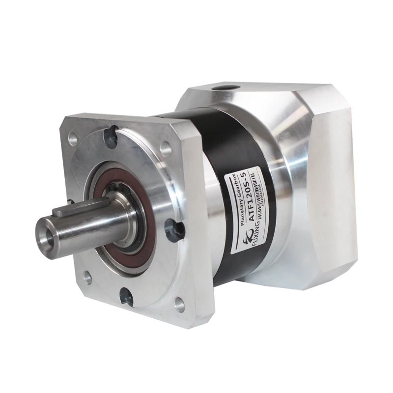 120PLF 비율 10:1 7:1 5:1 4:1 3:1 Nema 51 스테핑 모터 또는 130mm 12345kw 서보 모터 속도 감속기 정밀 유성 기어박스