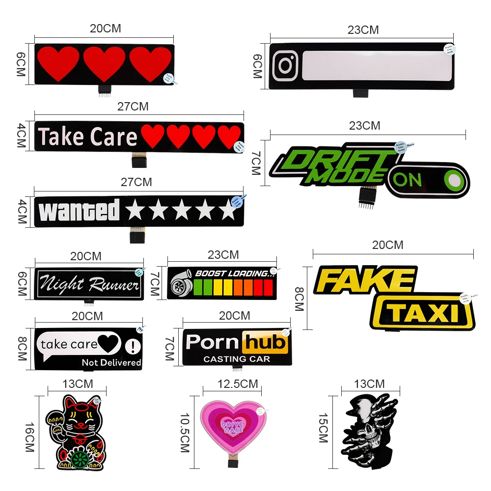 Car Music Rhythm Lamp Windshield LED Sound Activated Equalizer Neon EL Light Music Rhythm Flash Creative Rear Window Sticker DIY