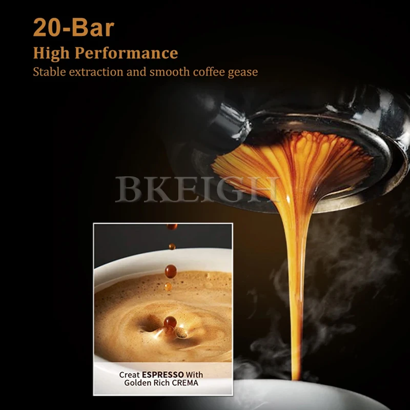 Household Espresso Machine, Milk Steam Frosting Stick, Commercial Intelligent Coffee Machine