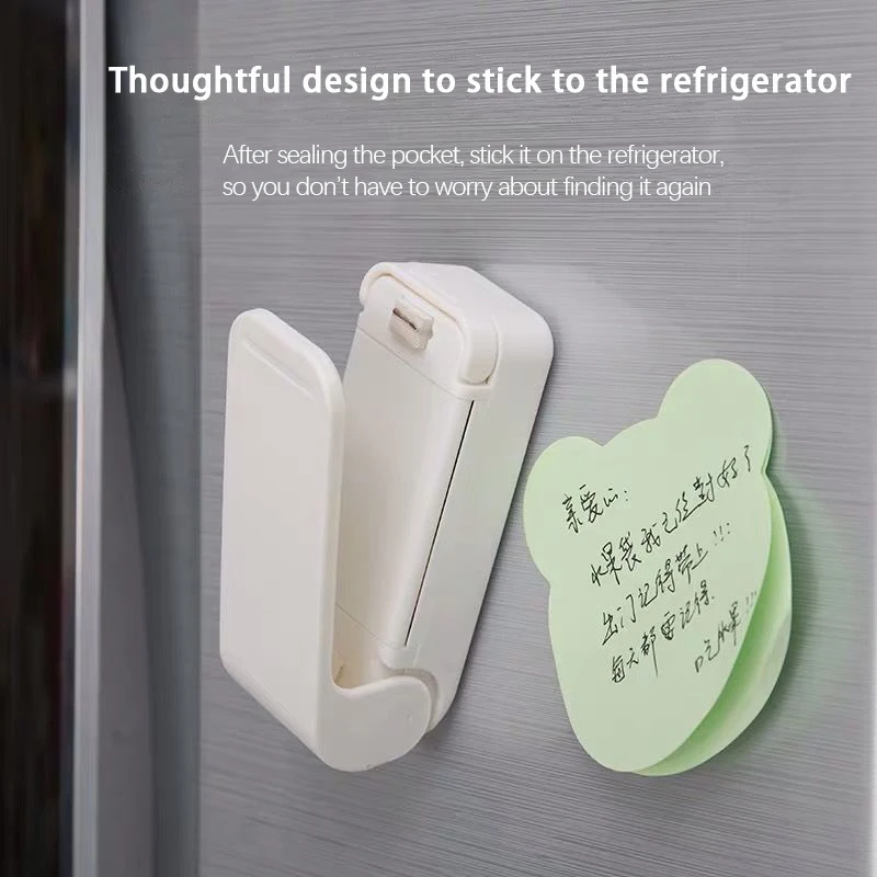 Mini Heating Snack Sealer Machine Storage Bag Clip Sealing Storage Machine Portable Food Sealer Packing Seal Kitchen Gadgets - Image 2