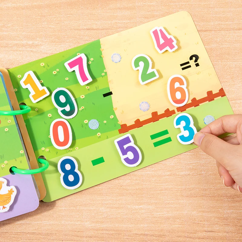 New Children's Paper Enlightenment Cognitive Quiet Book Toy 3+Baby Puzzle Early Education Fun Hands on Science and Education Toy 5
