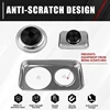 3-Piece Magnetic Tray Holder, Magnetic Parts Tray Set, Thickened Tray,Stainless Steel, Tool Trays For Screw, Bolts, Nuts 4