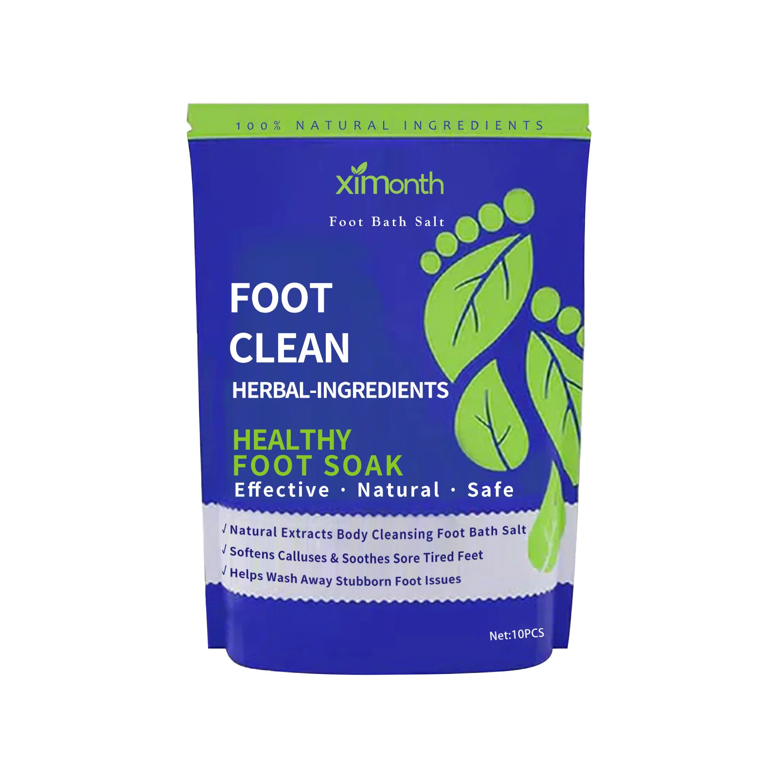 Foot Detox Cleansing Soak Beriberi Removal Nail Antibacterial Heel Anti Crack Relieve Fatigue Swelling Herbal Soothing Foot Bath