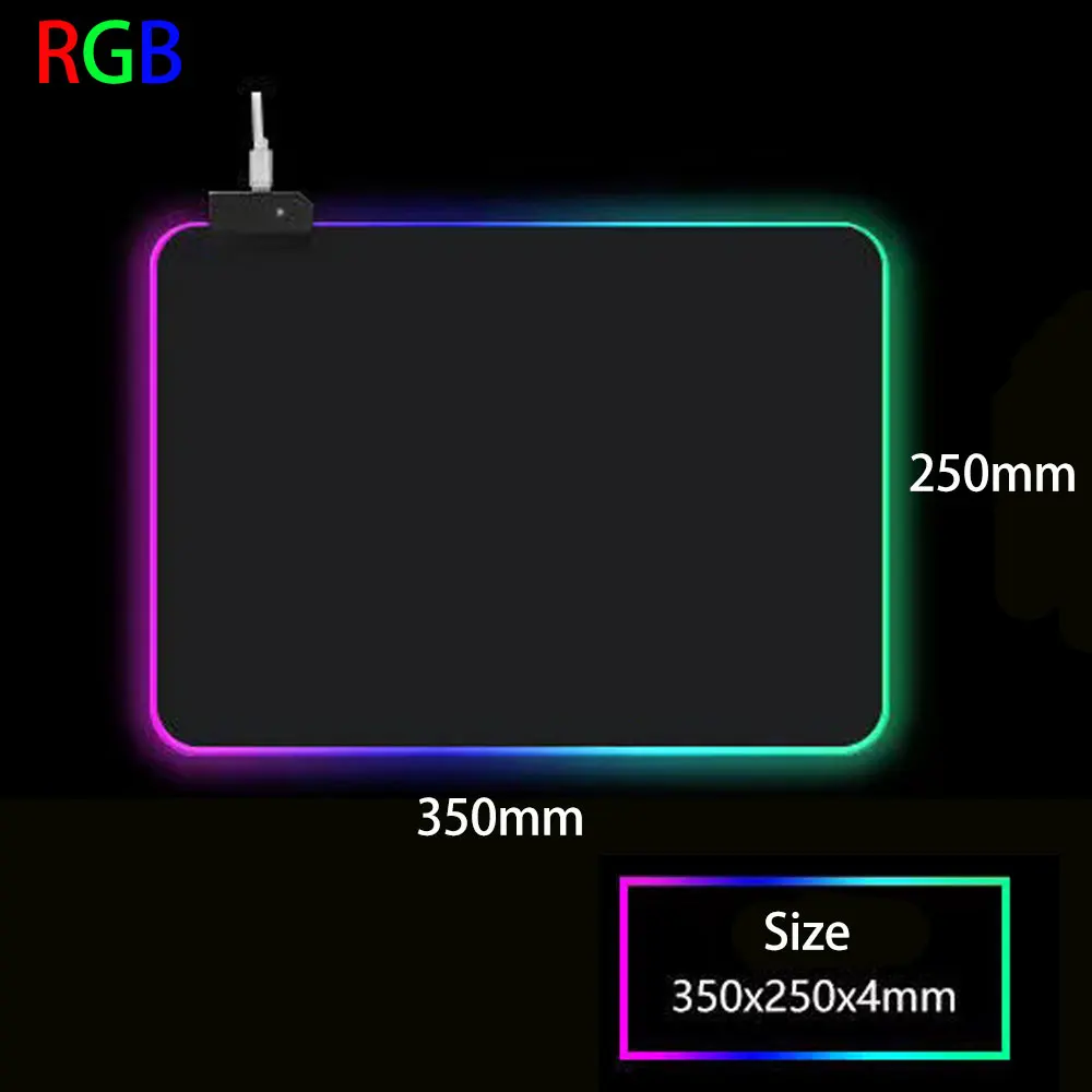 nursery night light RGB Desktop Decorative Light Decorative night light For computer desktop Decorative night light luminous mouse pad USB LED Light nite light Night Lights