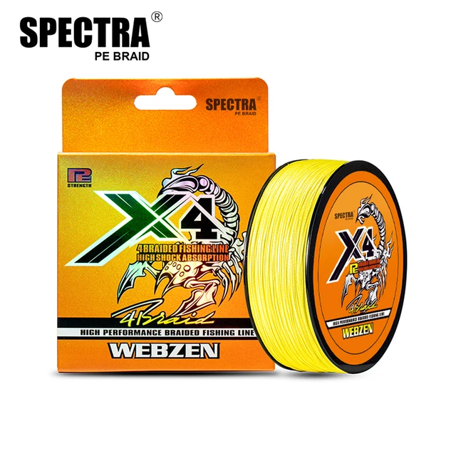 Spectra PE Braided Fishing line 100M 300M 4 Strands Multifilament