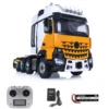 RTR LESU 8*8 1/14 Metal Chassis RC Tractor Truck Light Sound Remote Control Car Vehicle Model Assembled Painted Toy THZH1479 1