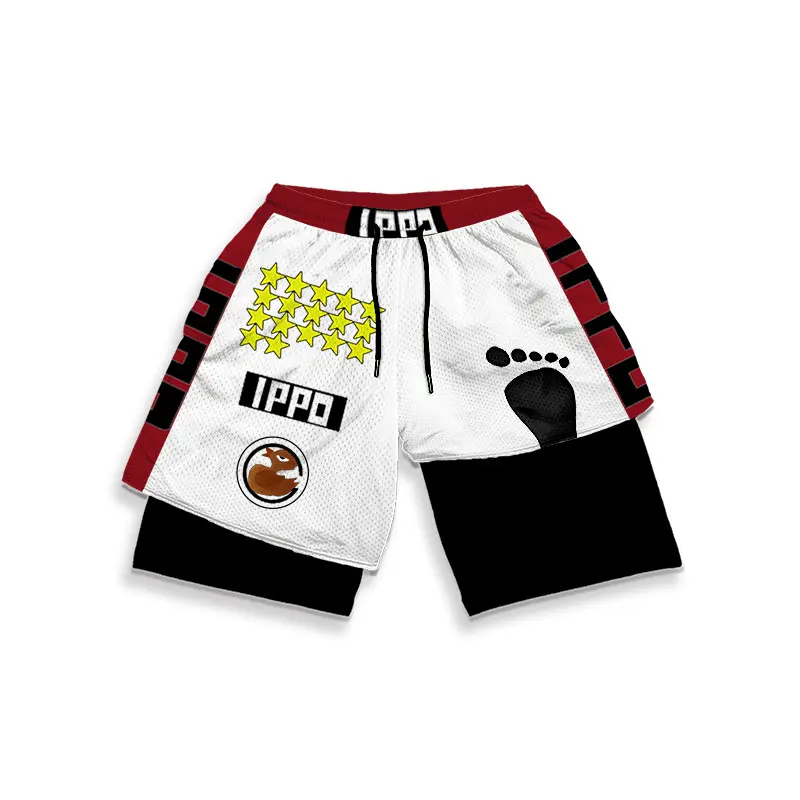 Anime Hajime no Ippo Shorts Summer Gyms Quick Drying Sport IPPO