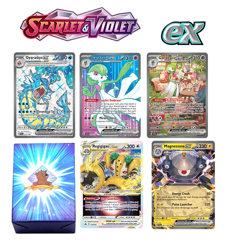 20 Tarjetas Pokémon Holográficas Inversas Con Purpurina – Mazo De Cartas Raras En Inglés De Juegos Actuales, Sin Repetidas, Con Protección De Envío Heartforcards