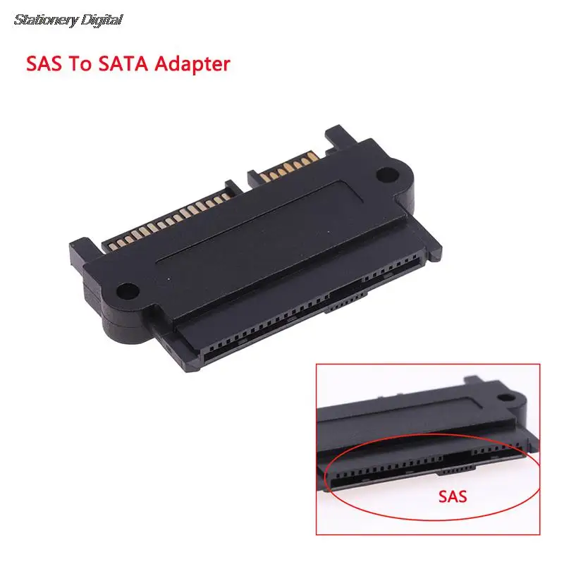 1PcSFF8482SASToSATA180DegreeAngleAdapterConverterStraight