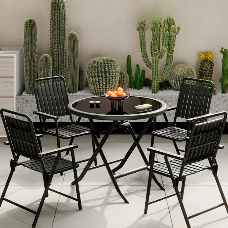 Portable Camping Chair Garden Chairs Wooden Folding Chair Aluminium Furniture Wicker Outdoor Terrace Backyard Relax balcony furniture