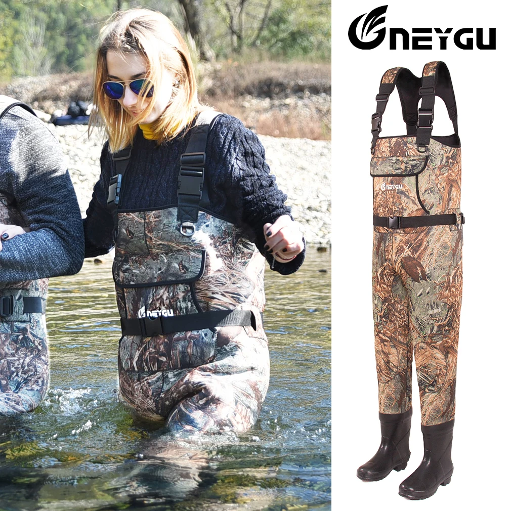 NeyGu 5MM Thickened Neoprene Waterproof and Thermal Chest Wader