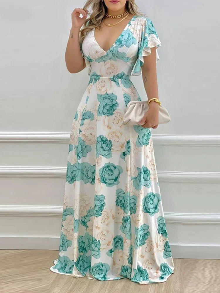 Buy Floral Maxi Dress women clothing online