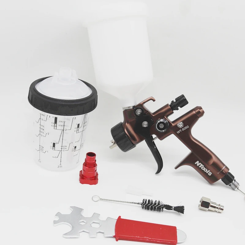 New 2024 High Quality WT5050 LVLP Spray Gun 1.3mm Stainless Steel
