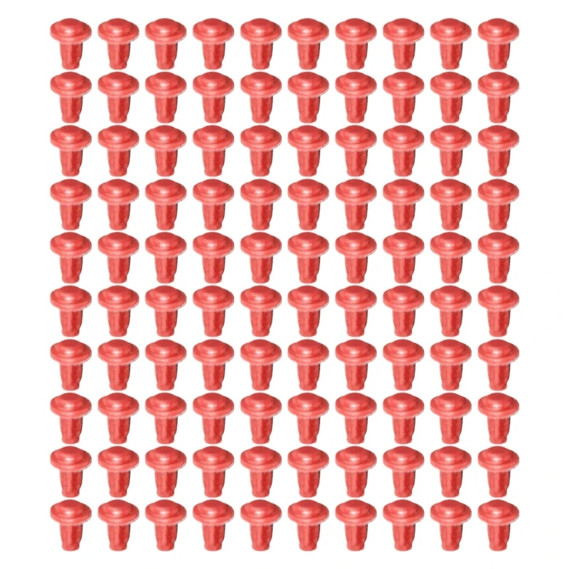 100Pcs Anticollision Embedded Cabinet Door Bumper Nonslip Silicone Foot Pad Hole Plugs Fasteners Furniture Accessories