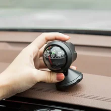 

Car Compass Flexible Navigation Dashboard Auto Ball Cup Vehicle Adhesive