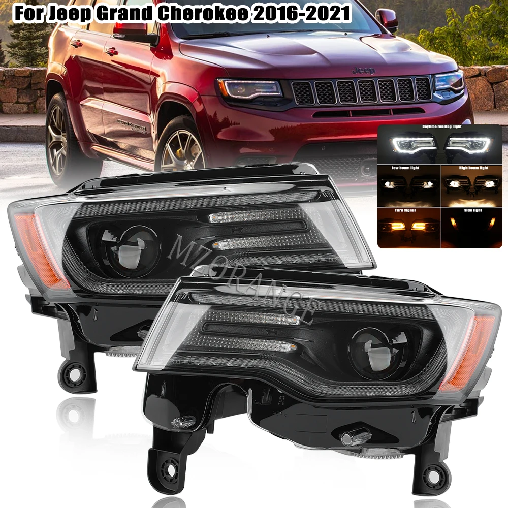 HeadlampForJeepGrandCherokee20162021LowConfigurationtoHigh