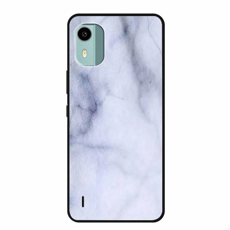 Marble Soft Silicone TPU Phone Back Cover Case - Stylish Protective Bumper