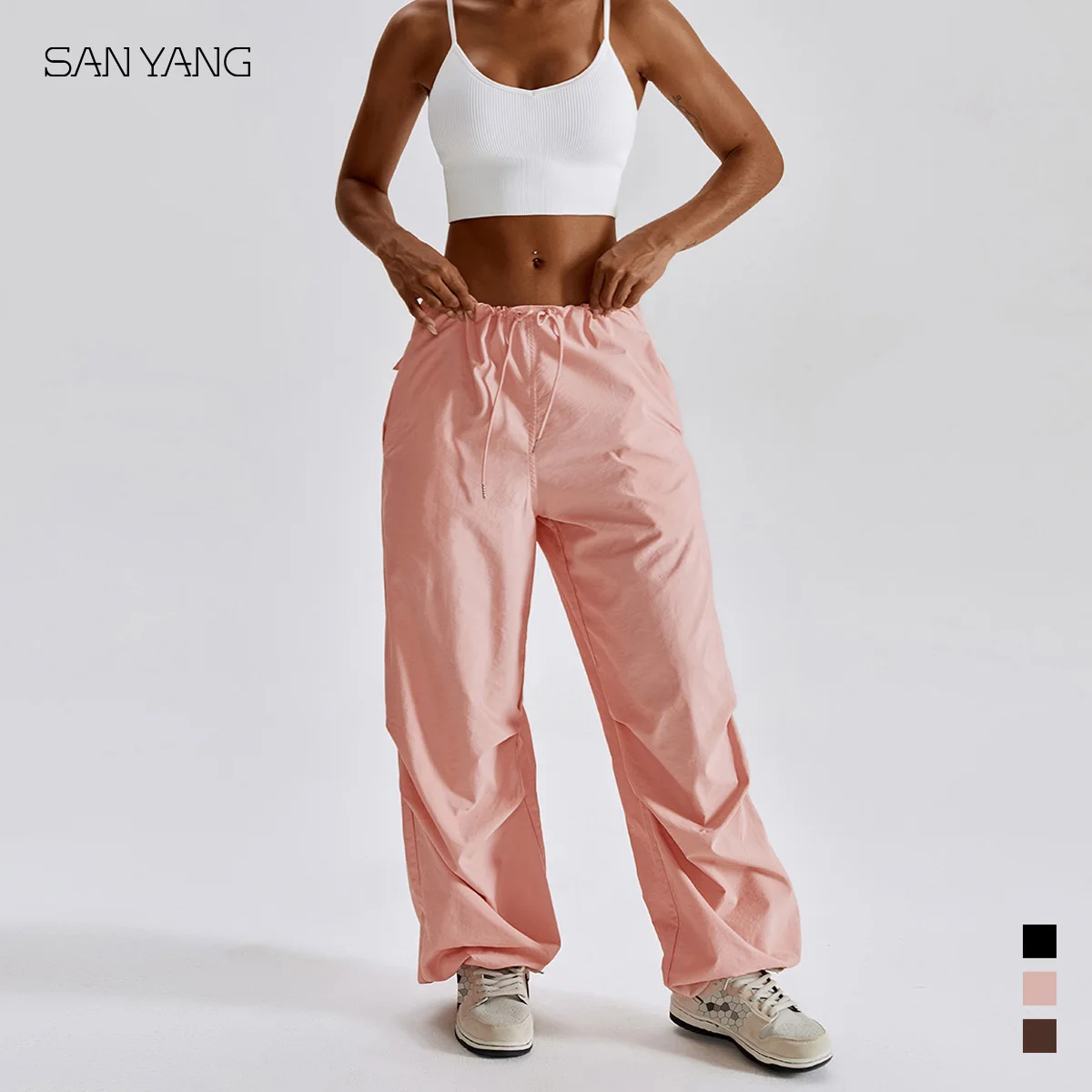 

Female Loose Bundle Foot Trousers Cargo Pant Wide Leg Joggers Trousers Harajuku Casual Yoga Haren Pants Sweatpants Women Clothes