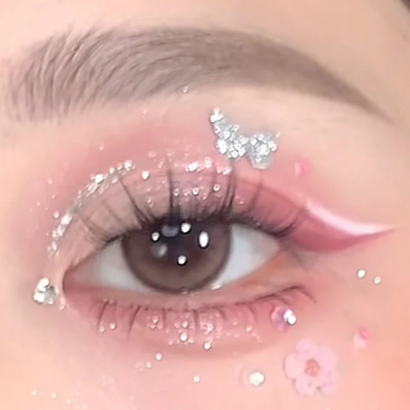 New Nine-color Eyeshadow Palette Glitter Pearly Matte Pigment Eye Shadow Long Lasting Sweet girl Peach makeup Cosmetic 6