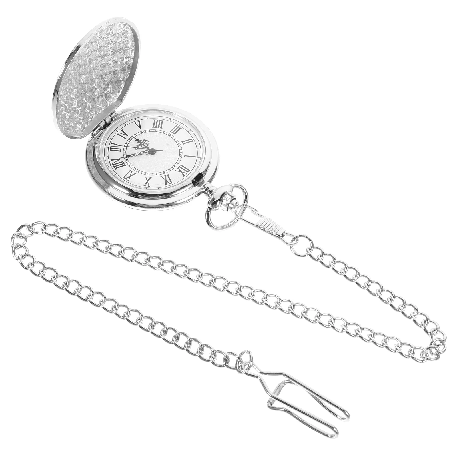 

Men's Pocket Watches with Roman Number Numeral Quartz Portable Retro Decorative Vintage