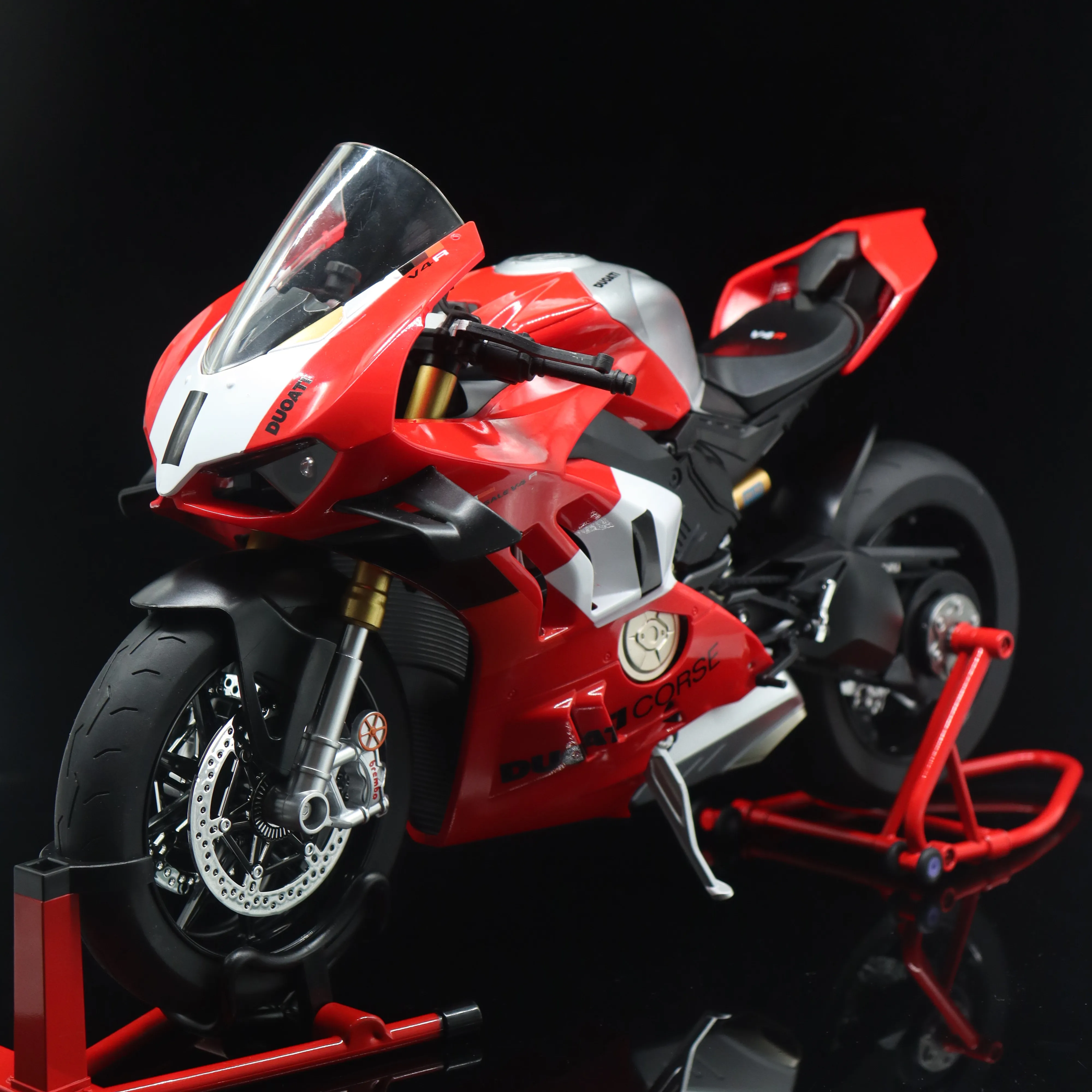 Spray 1:6 Ducati V4S 1/9 H2R Racing motorcycle Alloy Diecast Model
