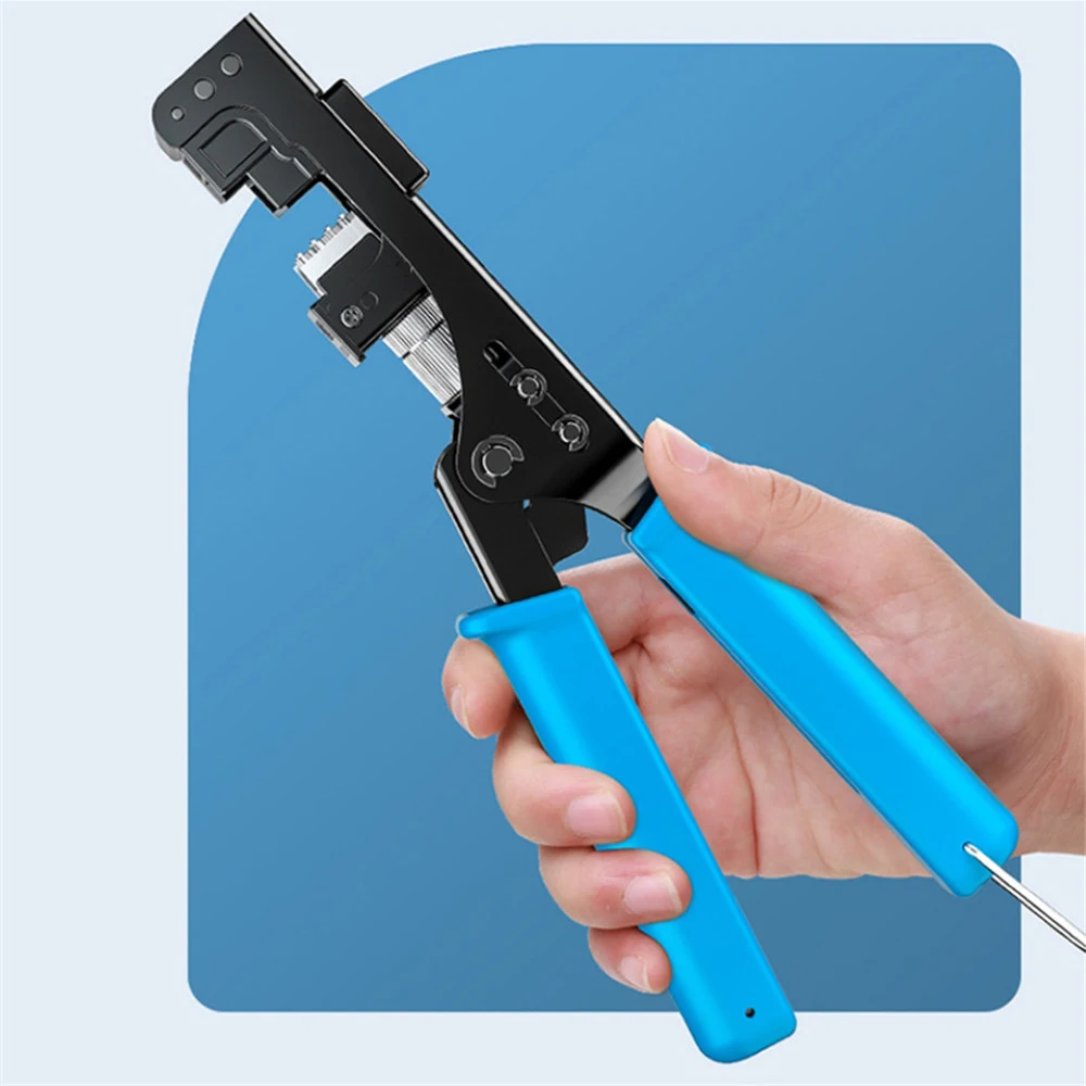 

Fitting for cat5 Cat6 Cable Plier Tool Steel Cable Lug Crimping Tool Steel Easy Operation Unique Design Internet Hand Tools