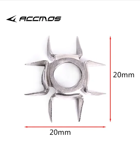 

10/20/30pc Archery Target Points ID6.2mm Arrowhead Broadhead Judo Arrow Points 8 Paw Point Shooting Practice Arrow accessory