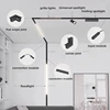 Smart Magnetic Track Rail Light System Modern Flexible Fixture LED Spotlight DC48V Ceiling Indoor Light Smart Home Lamp Living 3