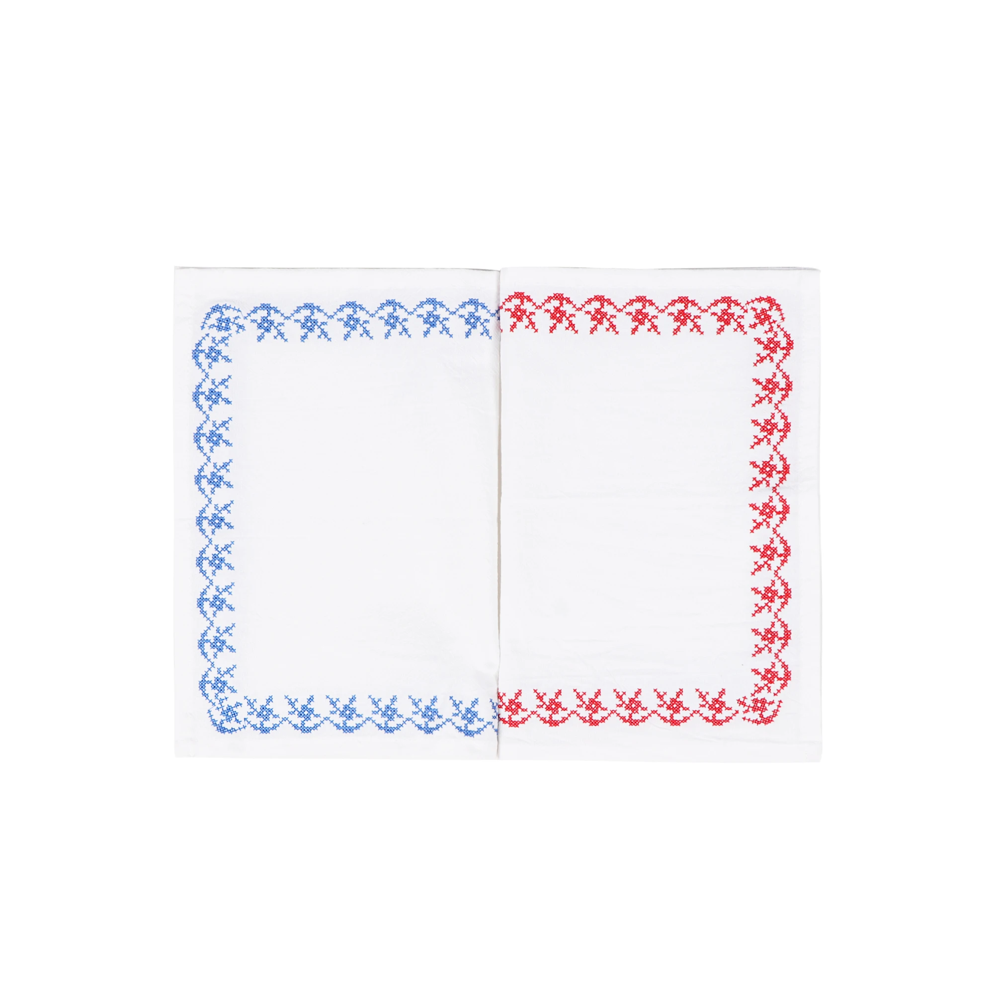 1PC Pure Cotton Retro Embroidery Meal Mat 29*37cm Exquisite Table Napkin Square Simple Desktop Decoration Mat Food Photography