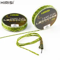 1pcs 35LB 7M Leadcore ปลาคาร์พ Fishing Tackle Line Make ปลาคาร์พ Rigs 3 สีสายถักถัก 1