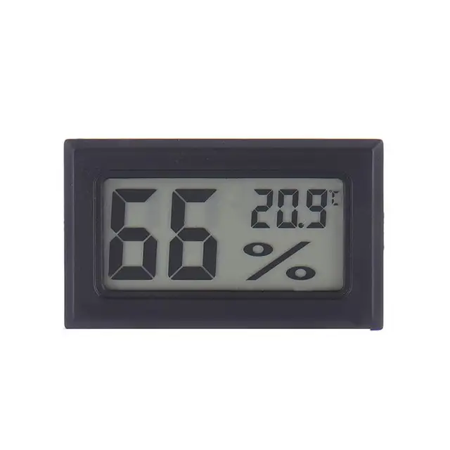 Beltéri Környezeti Hőmérséklet -Érzékelő Egyszerű Mini Tartós Higrométerek Páratartalom Kijelző Eszköz Lcd Elektronikus Higrométer 1,5 V - Image 4