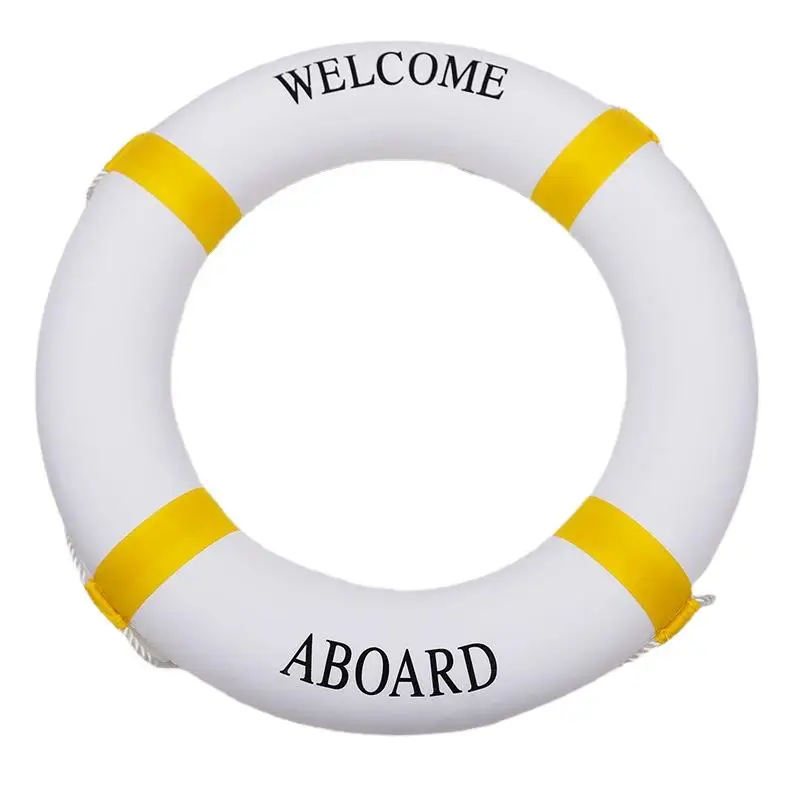 Colored Swim Ring Large Buoyancy Thickened Foam Mediterranean Flood Fighting Swim Float Water Surfing Safety Products Life Buoy