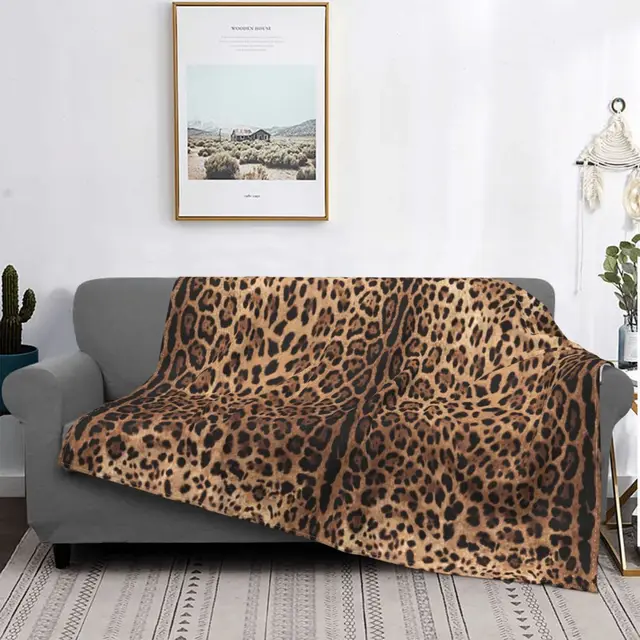 Leopard Faux Fur Blanket Warm Fleece Soft Flannel Animal Printed Skin Throw  Blankets for Bed Couch Car Autumn - AliExpress Home & Garden