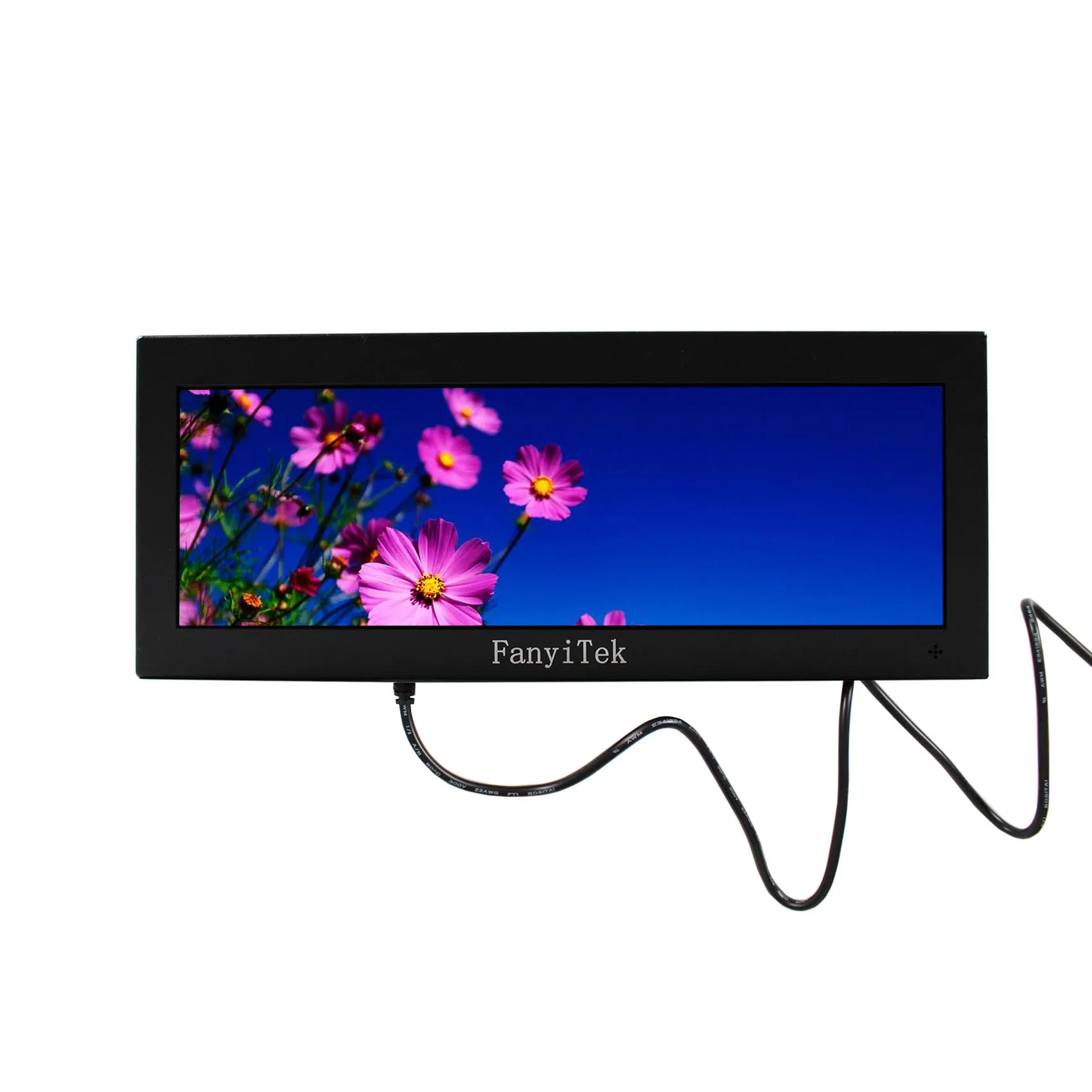 9.1inch 822x260 LCD Monitor HD-MI USB Support Video Play For pinball cabinet DMD