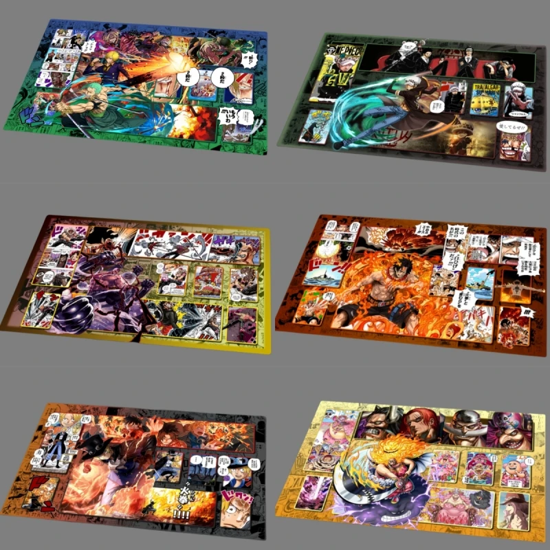 

ONE PIECE Monkey D Luffy Roronoa Zoro Nami Shanks Portgas D Ace Locking Edge Single Person Duel Disk Game Collection Card Pad
