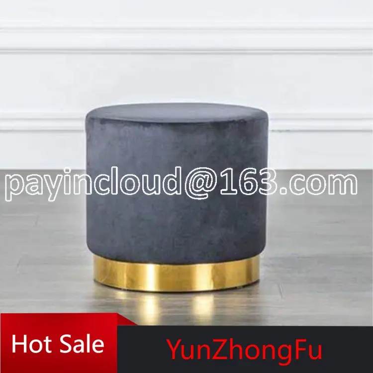 

Designer Fabric Stool Chair Shoes Change Stool Bed Footstool