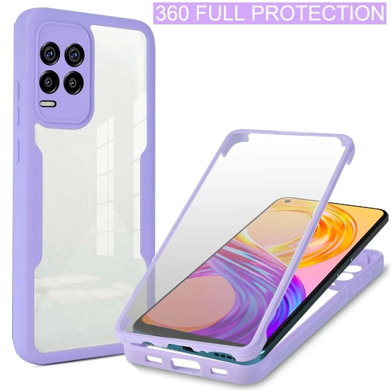 For OPPO Find X5 Pro Lite 360 Full Protection Case For Oppo A52 A92 A72 A33 A53 A54 A74 A94 A95 A16 A13 A15 A9 Shockproof Cover_voghion.com