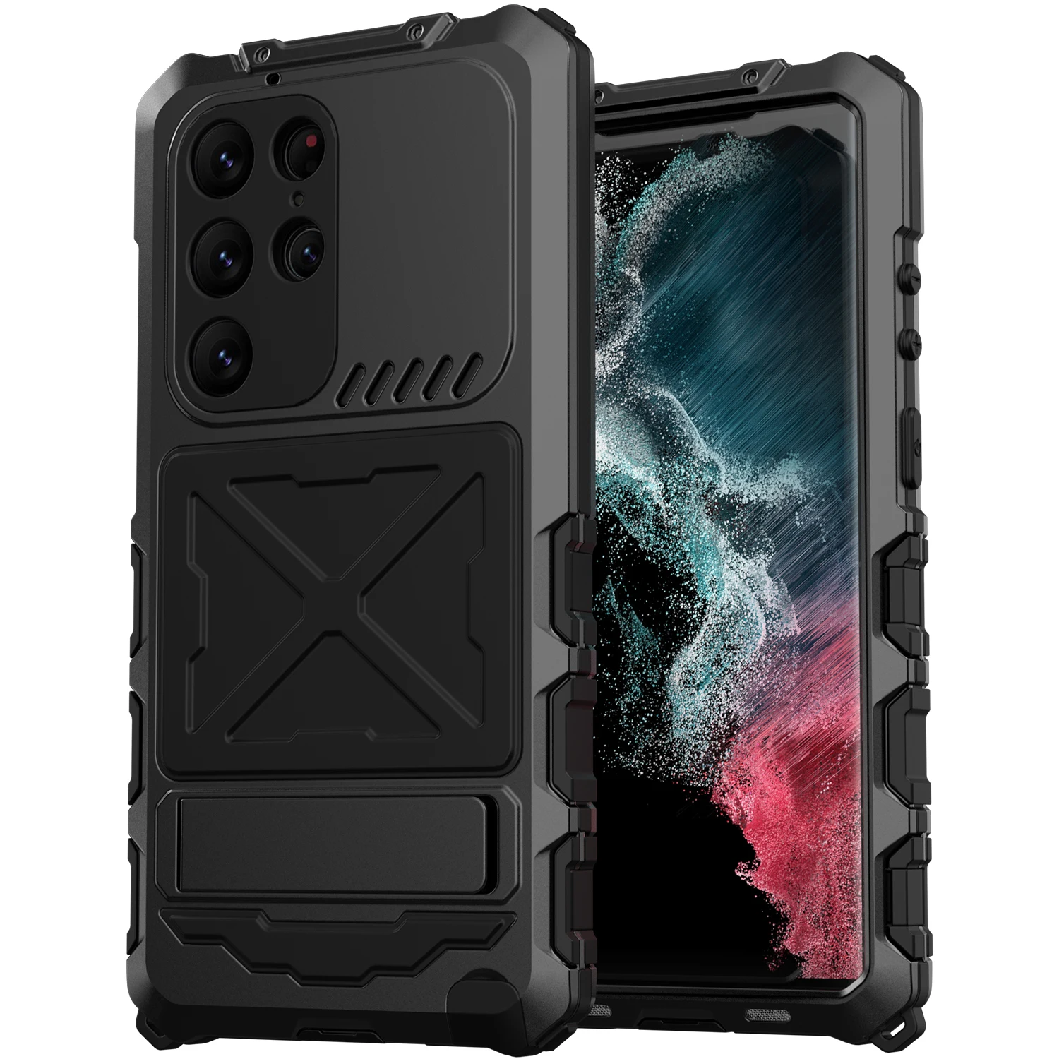 Heavy Duty Armor Metal Aluminum Shockproof Phone Case - Enhanced Protection