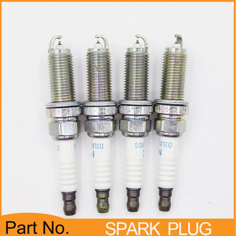 

4pcs 12290-5A2-A01 DILKAR7G11GS New Iridium Spark Plug For Honda Civic Accord CR-V 2.4L Acura ILX TLX 122905A2A01N