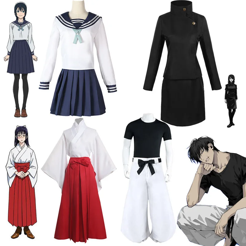 

2024 Anime Jujutsu Kaisen Gojou Satoru Utahime Iori Geto Suguru Riko Amanai Cosplay Costume Halloween Christmas Party